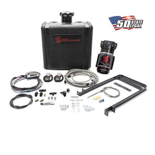 Snow Performance Water/Methanol Injection System, Diesel Stage 3 Boost Cooler, Universal (SS Braided Line, 4AN Fittings)