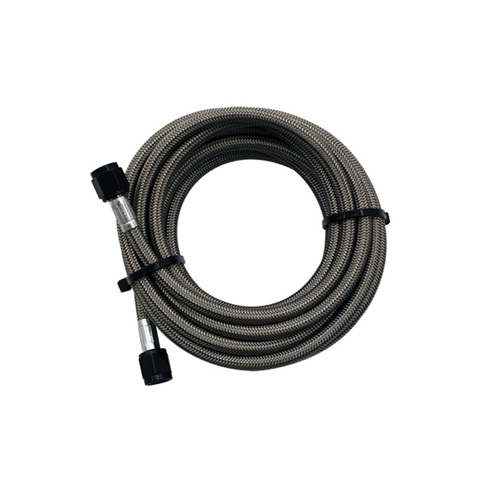 Snow Performance Water/Methanol Injection System Replacement Part, SS Braided Line, EPDM, 15 ft. Length, -4 AN Fittings, Each