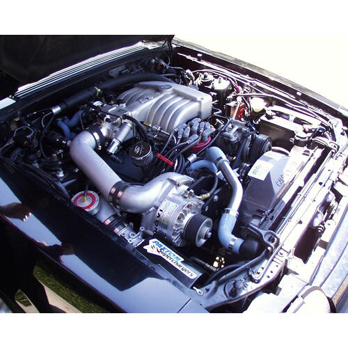 Paxton Superchargers, Tuner Kit, 1986-1993 5.0 Mustang System w/ NOVI 2000, Polished Finish