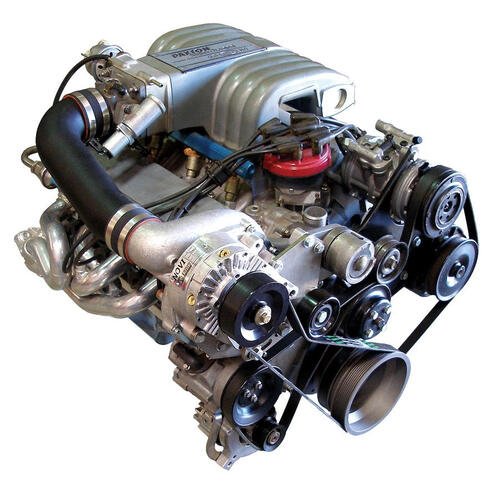 Paxton Superchargers, 1986-1993 5.0 Mustang Supercharging System w/ NOVI 1220SL, Polished Finish