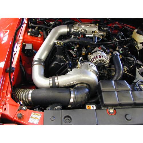 Paxton Superchargers, Tuner Kit, 2000-2004 Mustang GT System w/ NOVI 1200SL, Satin Finish