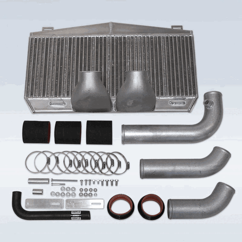 Paxton Superchargers, Air/Air Charge Cooler Assembly 2005-2006 Mustang GT, Polished Finish