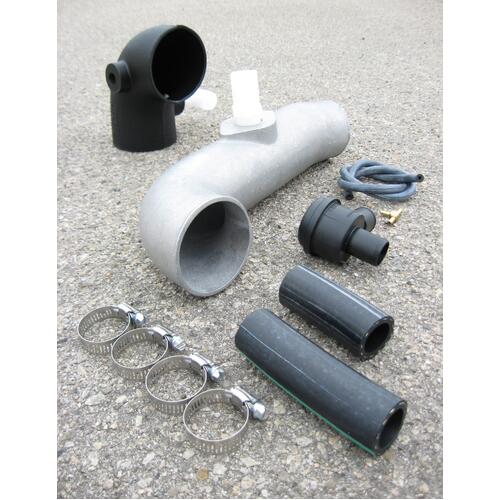 Paxton Superchargers, Aluminum Upgrade Discharge Tube, 5.0l, Includes Bypass, Satin Finish