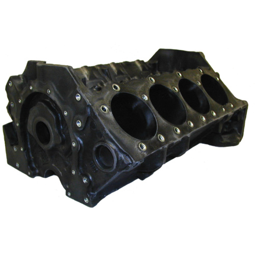 P-Ayr Engine, Replica Block, Polyurethane Foam, Black, Short Block, For Chevrolet, Small Block