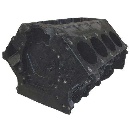 P-Ayr Engine, Replica Block, Polyurethane Foam, Black, Short Block, For Chevrolet, LS, Each