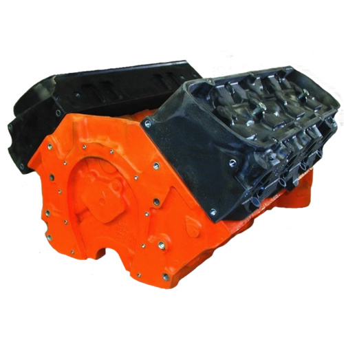 P-Ayr Engine, Replica Block, Polyurethane Foam, Orange, Long Block, For Chevrolet, Big Block, Removable Heads, Each