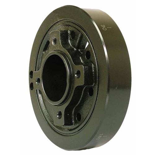 PowerBond Race Series 6.5in.Steel Harmonic Balancer SB Ford 302-351C, 28 oz External Balance,4 Bolt Pulley, Each