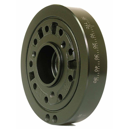 PowerBond Race Series 6.5in. Harmonic Balancer 28 oz. in. For Ford 302-351W 3-Bolt Raised Pulley Location C/W Hub
