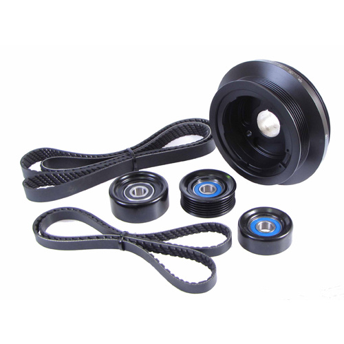 PowerBond Power Pully Kit, Harmonic Balancer Pulley Underdrive 25%, Holden Commodore V8 L76 L98 6.0L, Kit