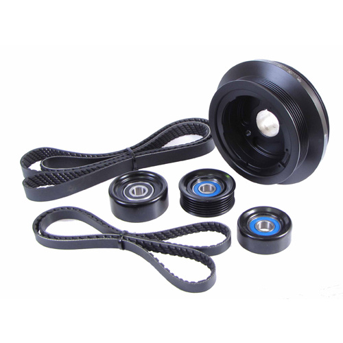 PowerBond Power Pully Kit, Harmonic Balancer Pulley Underdrive 25%, Holden Commodore V8 L76 L98 6.0L, Kit 