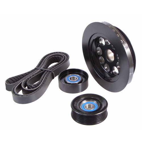 PowerBond Harmonic Balancer Pulley Under Drive Kit For Ford Falcon BA BF FG & XR6 Turbo 4.0L 6 Cyl 20% Under Drive