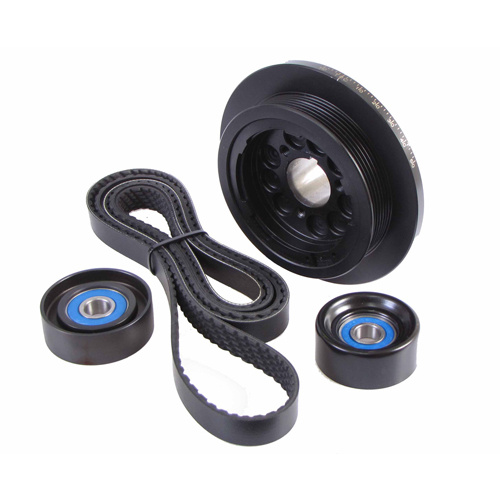 PowerBond Power Pully Kit, Harmonic Balancer Pulley Underdrive 20%, Holden Commodore VZ-VE 3.6L OHC Alloy Tech V6, Kit