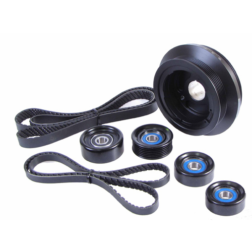 PowerBond Harmonic Balancer Pulley Under Drive Kit For Holden Commodore VE 6.0L LS2 V8 25% Under Drive