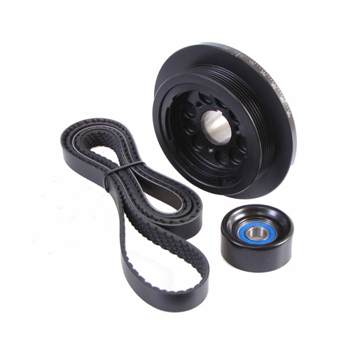 PowerBond Power Pully Kit, Harmonic Balancer Pulley Underdrive 20%, Holden Commodore VE V6 3.6 litre Overhead cam 9/2009 to 2012, Kit