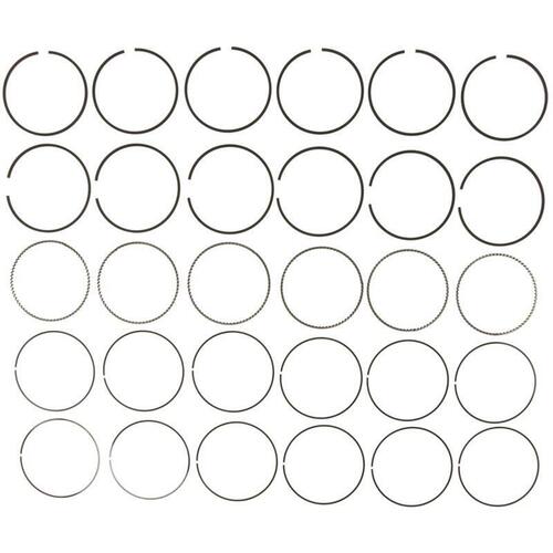 Perfect Circle Piston Piston Rings, Plasma-moly, 4.280 in. Bore, 1/16 in., 1/16 in., 3/16 in. Thickness, 8-Cylinder, Set