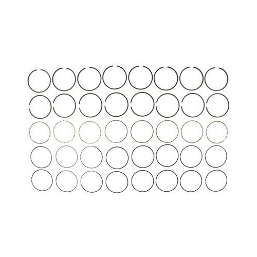 Perfect Circle Ring Set, Plain, For Buick 301, 350L Eng. (77-79), Checker 327, 350 Eng. (69-79), Chev., Set