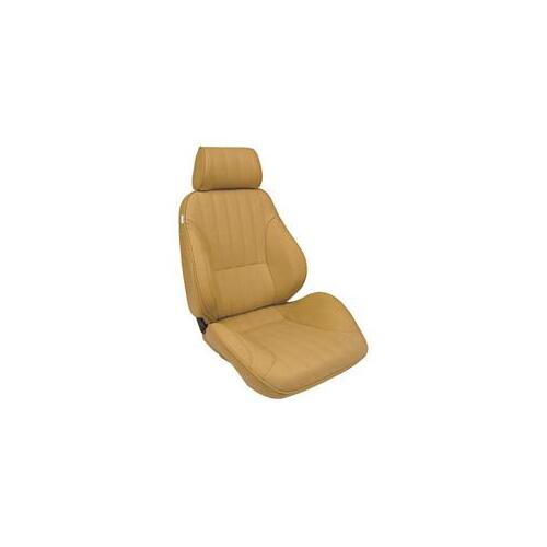 Procar Seat, Rally Smoothback 1000S, Reclining, Driver Side, Vinyl, Beige, Each