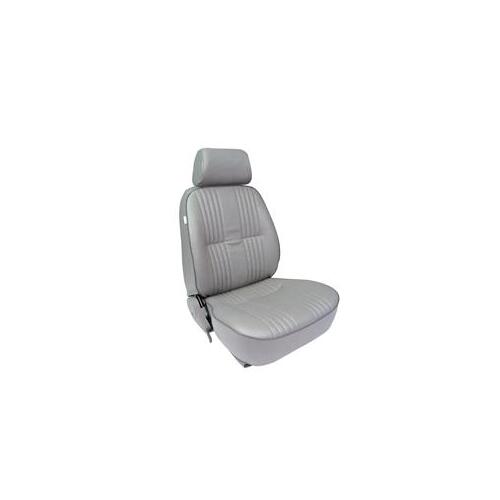 Procar Seat, Pro-90 Series 1300, Reclining, Driver Side, Vinyl, Gray, Each