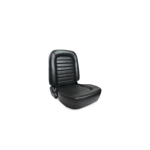 Procar Seat, Classic Lowback Series 1500, Lever Recline Style, Driver Side, Vinyl, Black, Each