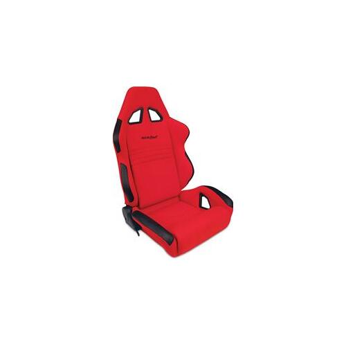 Procar Seat, Rave Series 1600, Reclining, Left Side, Velour, Red, Each