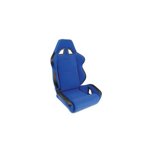 Procar Seat, Rave Series 1600, Reclining, Left Side, Velour, Blue, Each