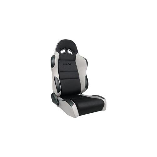 Procar Seat, Sportsman Series 1606, Lever Reclining, Driver Side, Velour, Gray, Each