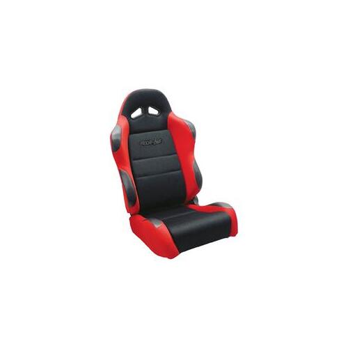 Procar Seat, Sportsman Series 1606, Lever Reclining, Driver Side, Velour, Red, Each