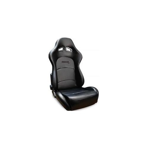 Procar Seat, Sportsman Pro, Black Vinyl, Each