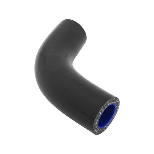 Proflow Bypass Hose, Silicone, Black, Thermostat Housing To Pump, For Ford, Mustang Falcon, Windsor 289, 302, Each