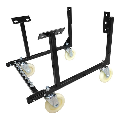 Proflow Engine Dolly Cradle, Heavy Duty, SB & BBC, LT1, LT4, w/Heavy Duty 5.0'' Nylon Wheels, Black Powder Coated, Kit