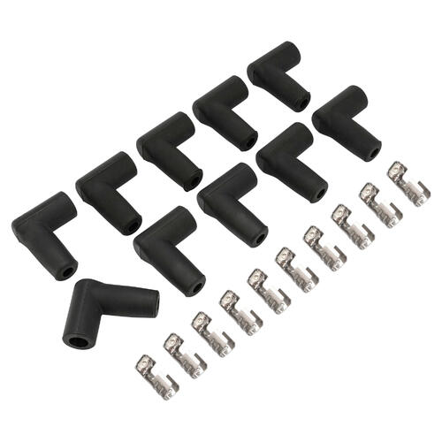 Proflow SuperMax Wire, HEI Distributor Cap Boots & Terminals, 9 Boots, 10 Terminals, Kit