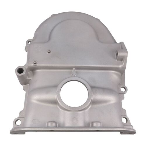 Proflow Timing Cover, 1-Piece, Aluminium, Natural, For BB Ford, FE 390/427/428, Each