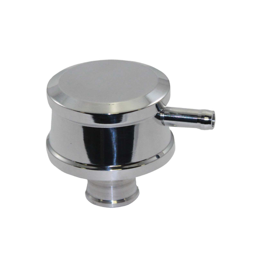 Proflow Breather Cap, Push-In with Tube Smooth ,Polished Aluminium