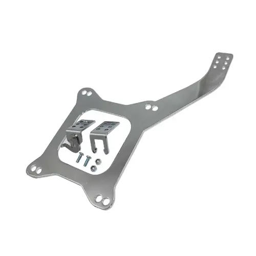 Proflow Throttle Cable Bracket, Steel, Chrome, Holley, Edelbrock, Carter, Each