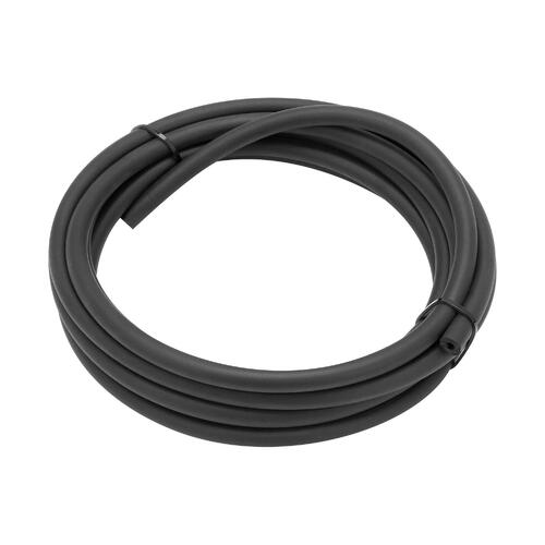 Proflow Rubber Vacuum Hose 3mm - 1/8'' x 3 Metre Black