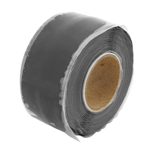 Proflow Self Vulcanising Tape, Black Silicone Tape, 10FT Roll, 25mm Wide