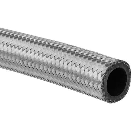 Proflow Stainless Steel Braided E85/Methanol Compatible Hose -16AN Per Metre