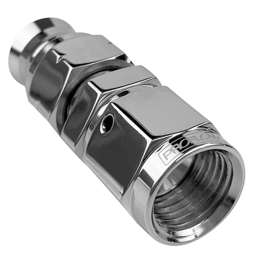 Proflow 5/16in. Tube To Female -06AN Hose End Aluminium Tube Adaptor, Polished