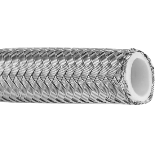 Proflow Stainless Steel Braided PTFE Hose -03AN 1 Metre Length