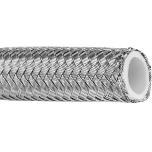 Proflow Stainless Steel Braided PTFE Hose -03AN 25m Roll Bulk