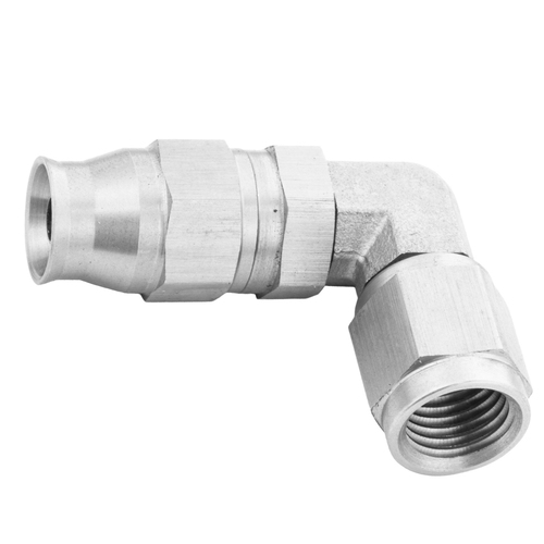 Proflow Stainless Steel 90 Degree Hose End Hose End For -04AN PTFE Hose