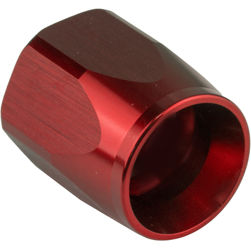 Proflow Replacement Hose End Socket Nut -04AN, Aluminium, Red
