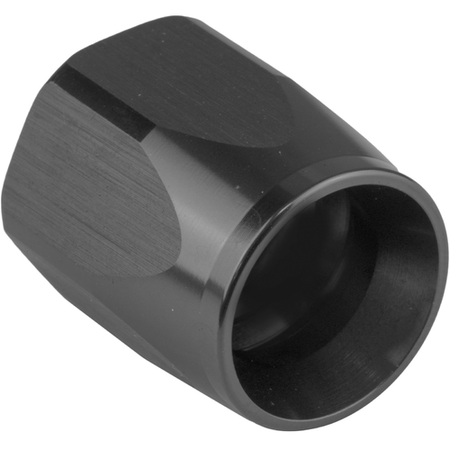 Proflow Replacement Hose End Socket Nut -10AN, Aluminium, Black