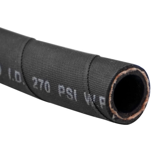 Proflow Black Industrial Push Lock Hose -04AN (1/4'') 1 Metre Length