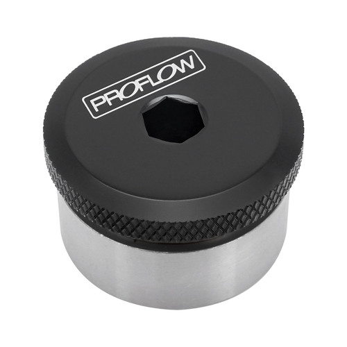 Proflow Oil Filler Cap, Weld-On, Steel Bung with Aluminium Cap, For Differentials, Oil Tanks, 1.50'', Each