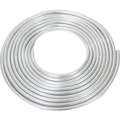 Proflow Aluminium Fuel Line Hard Tube 5/16in, Natural, 25Ft Coil