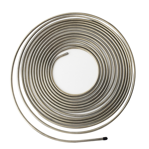 Proflow Steel 3/8in. Fuel/Vacuum Line Tube, 20Ft Coil