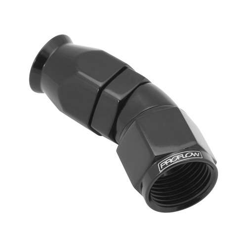 Proflow 30 Degree Fitting Hose End AN6 Suit PTFE Hose, Black