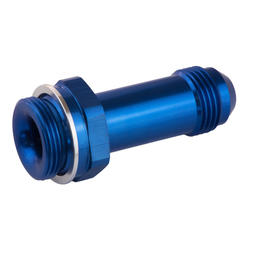 Proflow Fitting Inlet Fuel Adaptor Male Holley Fuel Bowl 7/8 x 20 -08AN 2in, Blue