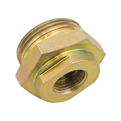 Proflow OE, Female Inverted Flare, Gold, Holley 26-28, Fuel Bowl Nut, Steel 7/8-20 x 7/16-24, Each